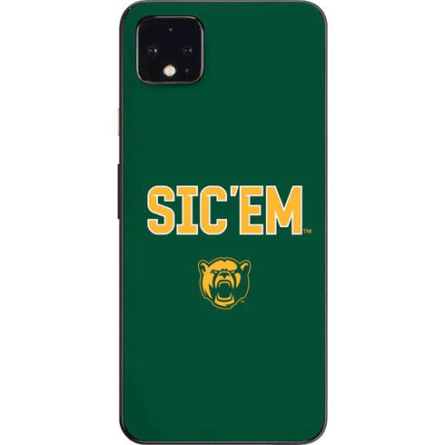 Baylor University Sic Em Green Google Pixel 4 XL Skin